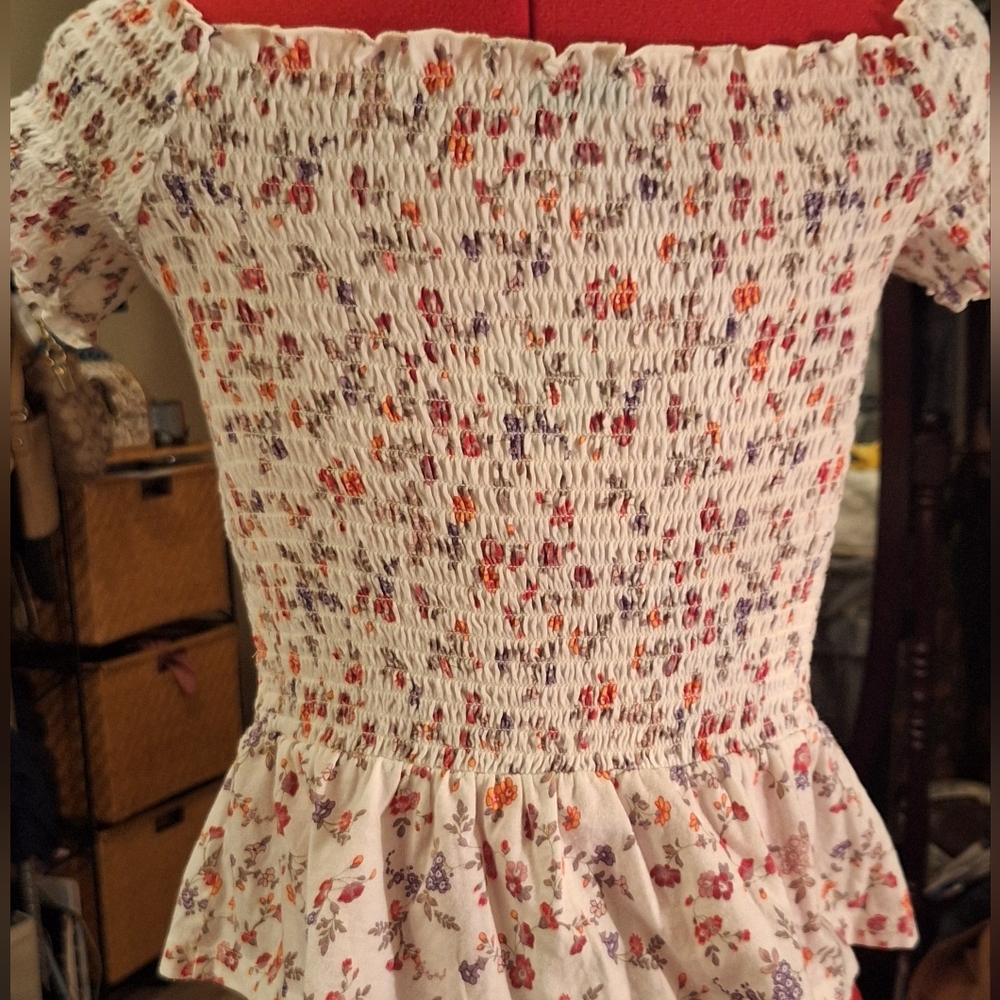 American Eagle Cute Floral Crop Top S/P/CH - Picture 6 of 12